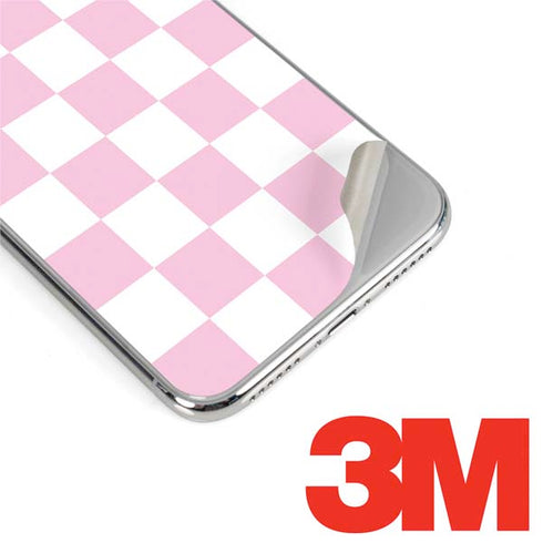 Pink and White Checkerboard iPhone 11 Pro Skin